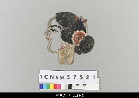 藏品(中國湖北皮影戲偶頭-旦)的圖片